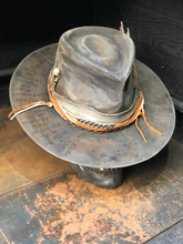 Load image into Gallery viewer, Vintage Rare Custom Hat "Feathery fire “