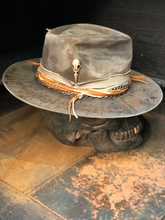 Load image into Gallery viewer, Vintage Rare Custom Hat "Feathery fire “