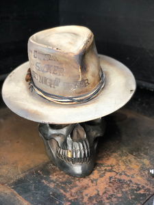 Vintage Rare Custom  cowboy hat ,  "THE JOKER"