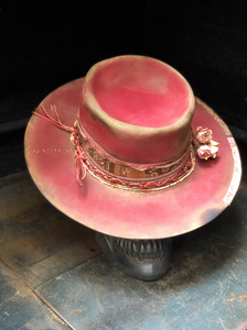 Vintage rare custom hat " Pink kush please don't blush"