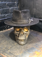 Load image into Gallery viewer, Vintage Rare Custom hat , &quot;The bank robber was riding a bobber”
