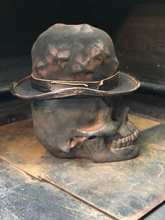 Load image into Gallery viewer, Vintage Rare Custom Hat , Black star bowler rock n roller
