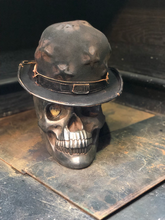 Load image into Gallery viewer, Vintage Rare Custom Hat , Black star bowler rock n roller
