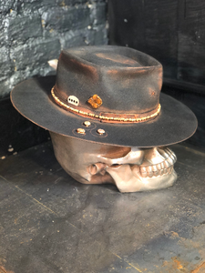 Vintage rare custom hat “Tea time with the shaman”