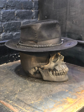 Load image into Gallery viewer, Vintage Rare Custom hat , &quot;The bank robber was riding a bobber”
